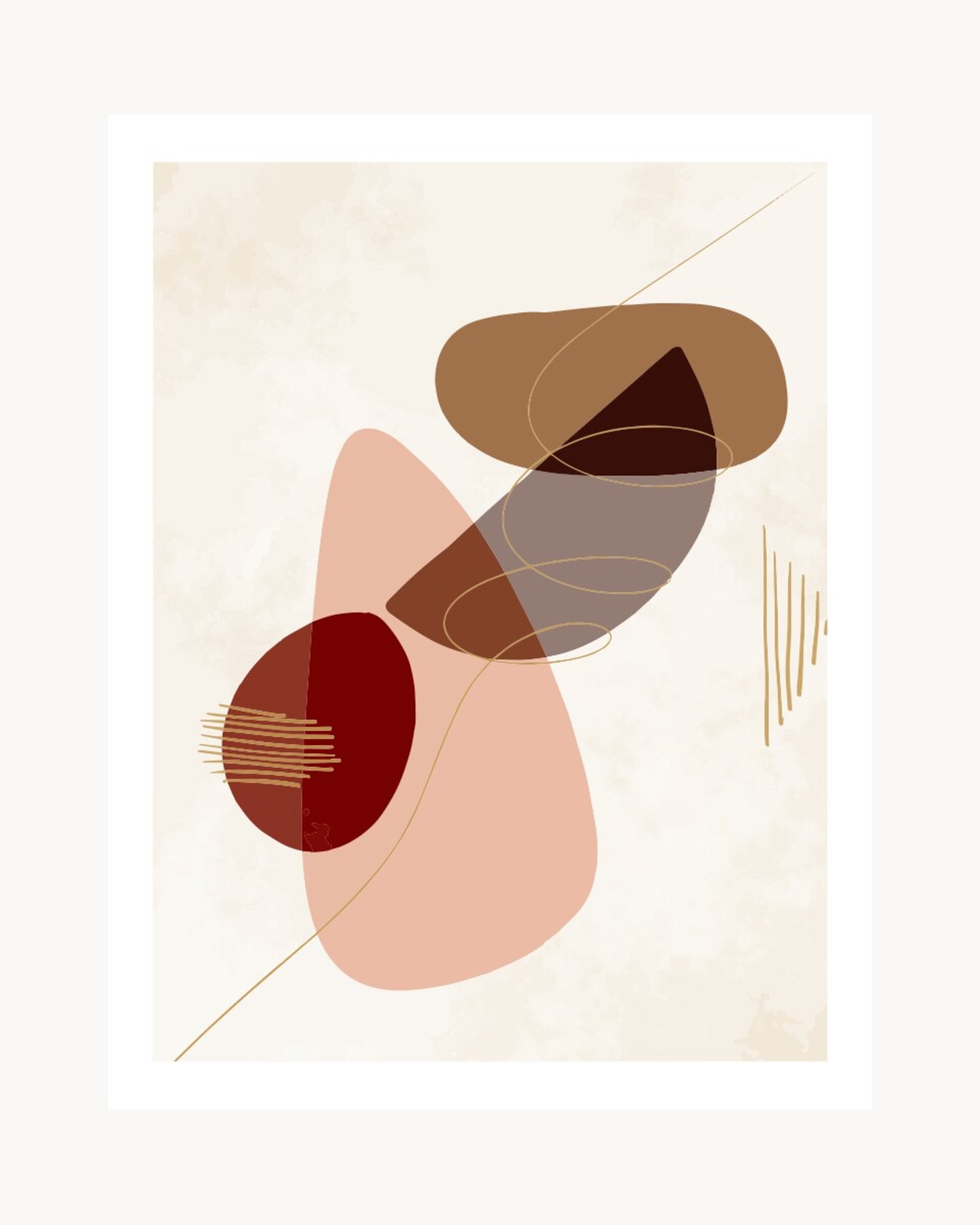 Lámina Deco Abstracto 6 - 2